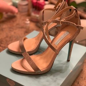 Betsy Johnson Gold heels